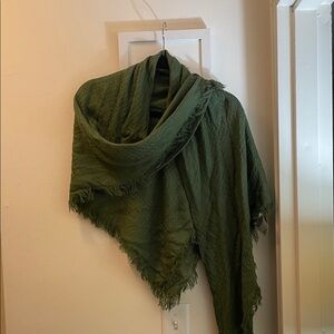 Gerard Darel Army Green Scarf